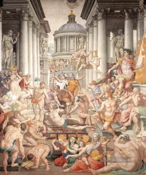  Öl - Martyrium von St Lawrence Florenz Agnolo Bronzino